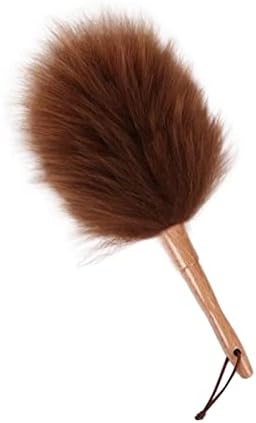 Duster for Cleaning with Solid Wooden Handle, Anti-Static Dusters，Washable by Unknown