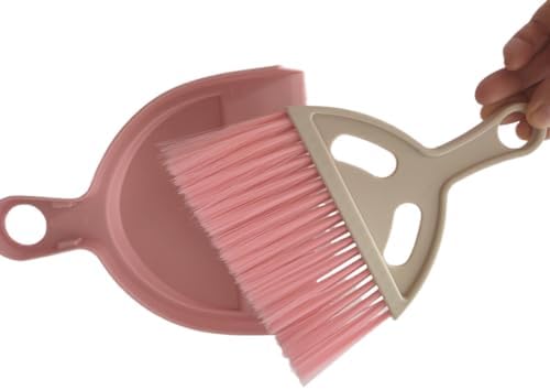 3 Pack Mini Broom Dustpan Set, Small Brush - Image 3