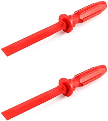 QWORK Chisel Scraper, 2 Pack Wheel Weight Remover, Non-Marring Plastic Scraper - Image 7