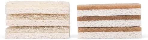 Full Circle Natural Scrubber Sponge Duo Set, Safe by FULLCIRCLE