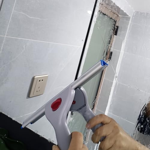 Blue 25cm 10in Window & Glass Cleaning Squeegee - Image 6