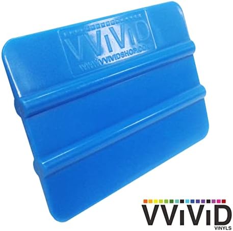 VViViD Blue Handheld Vinyl Wrap Applicator Squeegee - Image 3