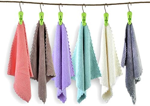 Kyapoo Baby Washcloths 12 Pack 12x12 Inches Microfiber Coral Fleece Extra - Image 4