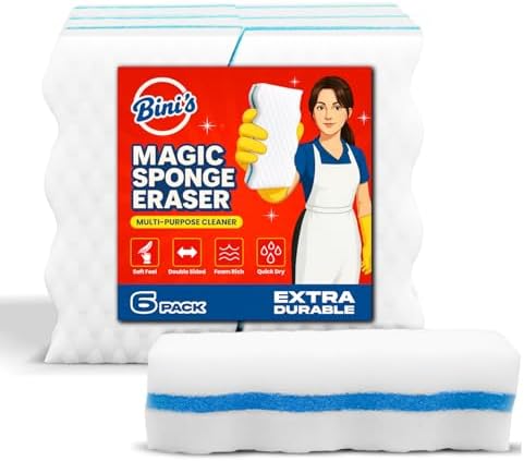 Clearance - BINI'S Magic Sponge Eraser, Extra Durable, and Car Window and - Image 2
