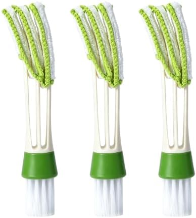 3PCS Mini Duster for Car Air Vent, Double Head for Vent Dashboard Gap by Unknown