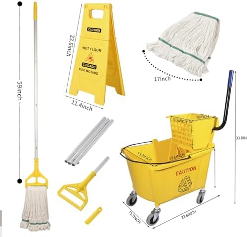 Midoneat Commercial Mop Bucket - Image 2