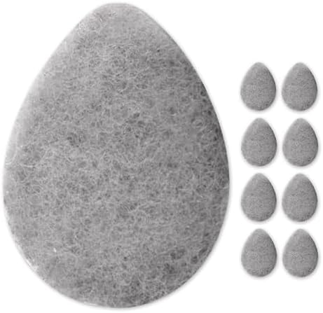 KOL Face Scrubber, Charcoal Infused Exfoliating Facial Cleansing Pads, by Kol
