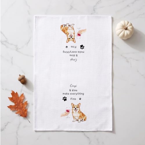 Cute Corgi Kitchen Towels Hostess Gift - Image 4