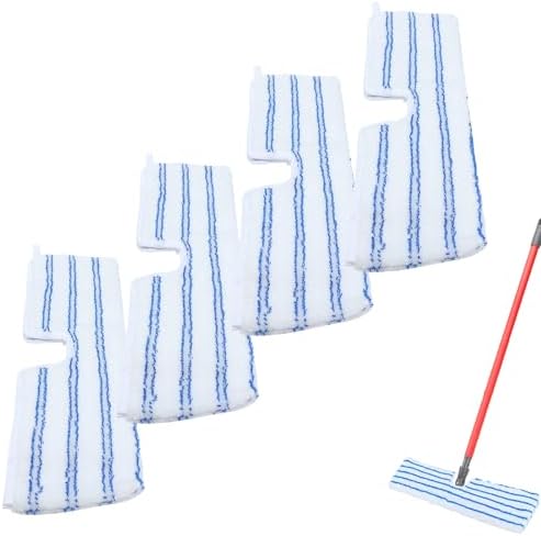 4 Pack Microfiber Mop Pads for O Cedar Mop Replace Head, Reusable Mop Cover by qposdrprovidegoodproducts