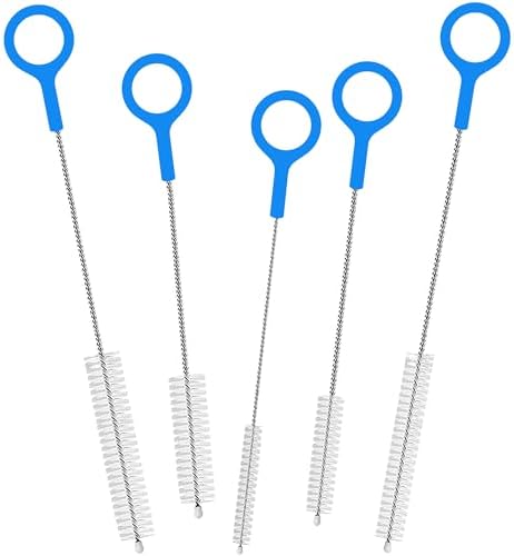 Heavy Duty Straw Cleaner Brush Multiple Different 5 Size, Straw Brush Cleaner by AFUUFA