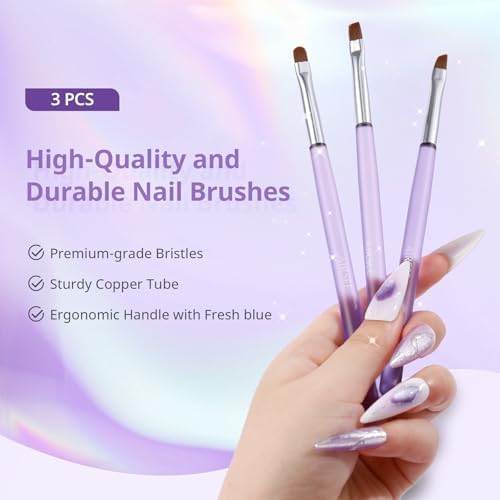 AIRSEE Nail Art Clean Up Brushes - Image 3