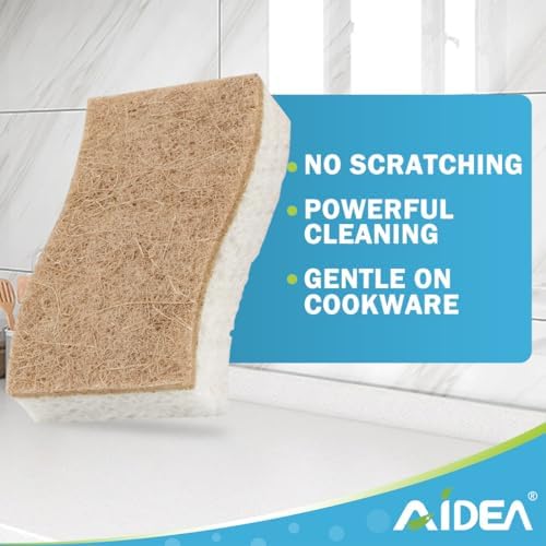 AIDEA Sponges Kitchen, Non Scratch Dish Sponges - Image 6