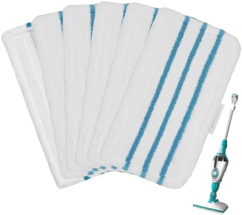 6Pack Steam Mop Pads Replacement by DLAIMI