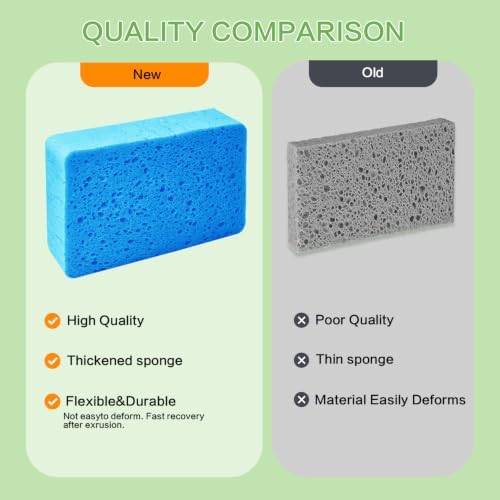 10-Count Kitchen Sponges, Compostable Thicker Pop-Up Sponges - Image 4