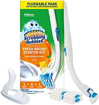Scrubbing Bubbles Fresh Brush Toilet Bowl Cleaner Kit by ScrubbingBubbles