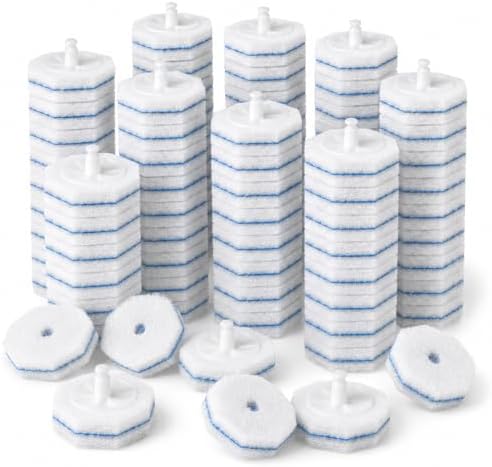100 pack disposable toilet brush refills compatible by Unknown