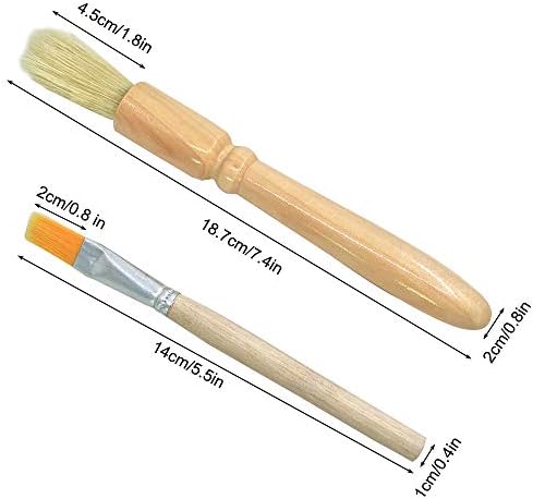 4 Packs Coffee Grinder Brush, DanziX Wooden Cleaning Brush - Image 4