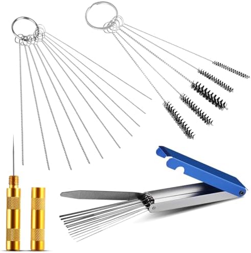 Carburetor Cleaning Kit, Premium Torch Tip Cleaner, Stainless Steel 13 Clean by Unknown