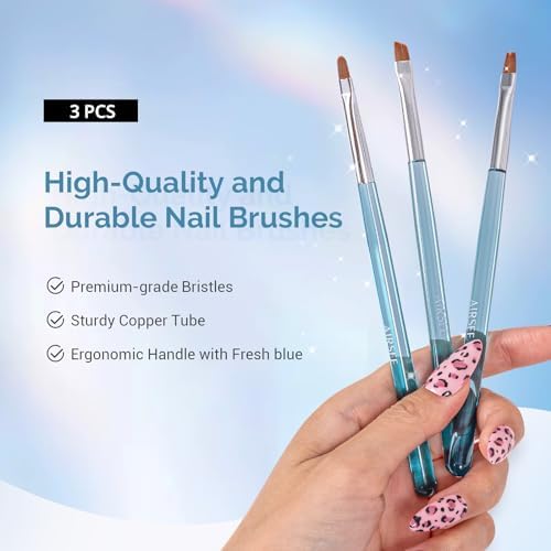 AIRSEE Nail Art Clean Up Brushes - Image 3