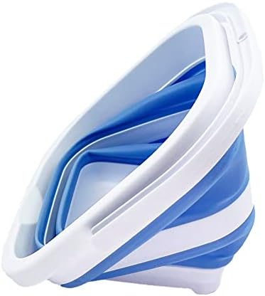 SAMMART Collapsible Rectangular Cleaning Bucket 5L- Foldable Camping Beach Sand - Image 3