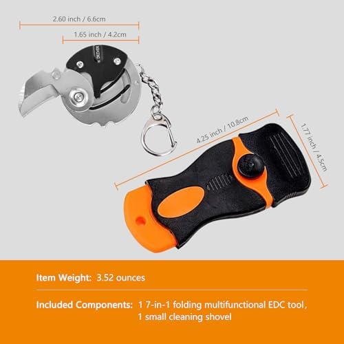 7-in-1 mini outdoor folding multifunctional tool - Image 4