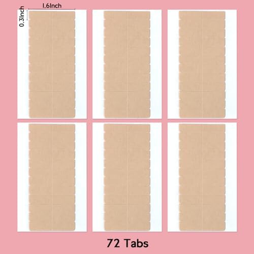 WENNALIFE Clear Double-Sided Hair Extension Tape Tabs - Image 2