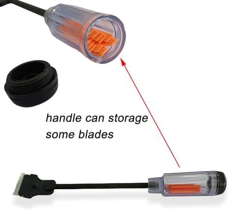 Razor Blade Scraper Tool Long Handle Sticker Scraper, Long Scraper Razor - Image 5