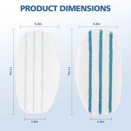 LINNIW 8 Pack Replacement Steam Mop Pads Compatible - Image 7
