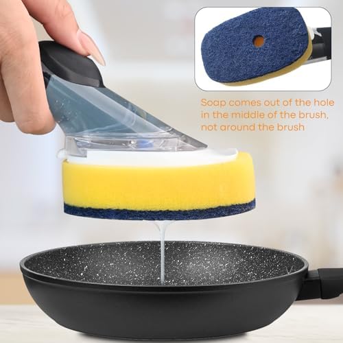 Sponge Brush Refills for OXO Soap Dispensing Dish Brush - Image 3