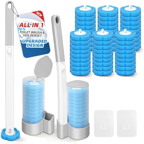 2 Pack Disposable Toilet Brush by Unknown