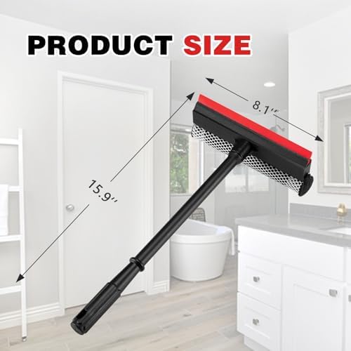 Professional 8.1" 2 in 1 Window Squeegee - Image 4