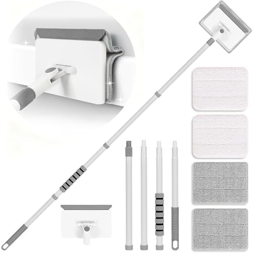 Baseboard Cleaner Tool with Handle, 55.9’’ Baseboard Cleaner with Extendable by TIMIVO
