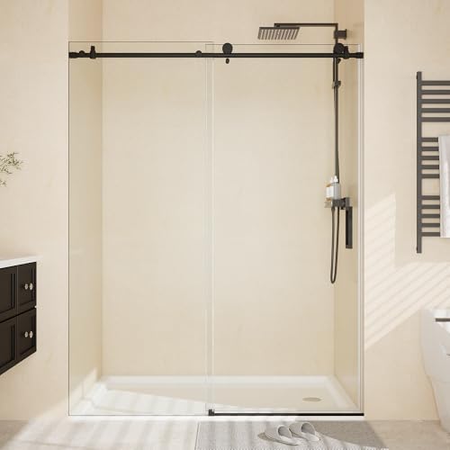 Garvee Sliding Shower Door 44-48 inch W x 76 inch H by Garvee