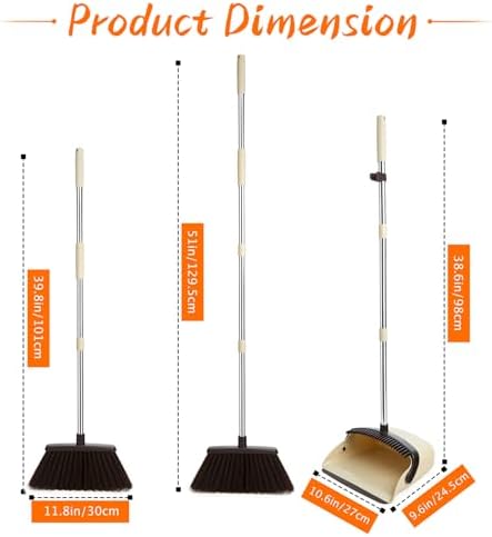 Broom and Dustpan Set, Dustpan Combo - Image 2