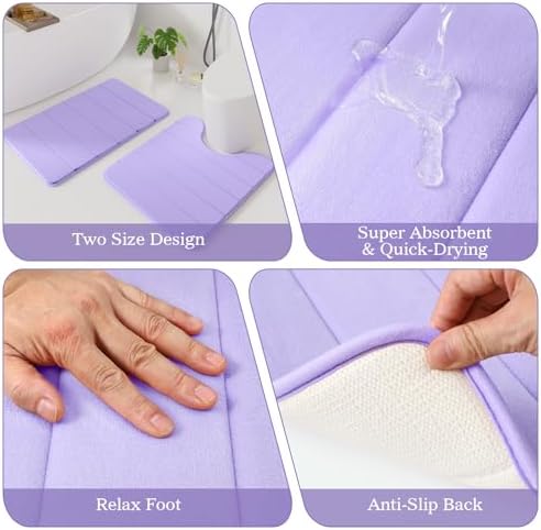 Purple Bathroom Accessories Set - Image 6