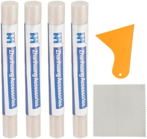 uxcell 4Pcs Wood Filler Sticks, Wood Repair Kit, Light Honey by uxcell