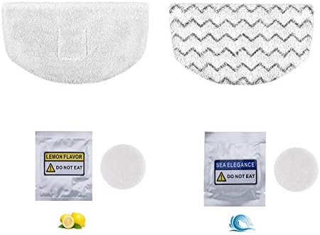 LeFix 2 Pack Washable Steam Mop Pads Replacement + 2 Fragrance Discs Compatible by Unknown