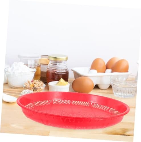 Ciieeo 2pcs Plastic Screen Mesh Dustpan Drying Dustpan Grains Plastic Sieve - Image 2