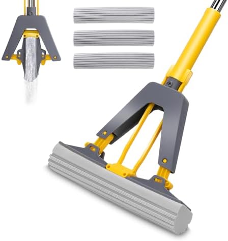 Sponge Mop, Roller Sponge Mop by Nolopau