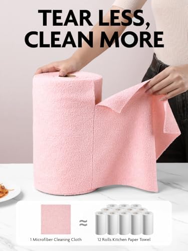 Fantasticlean Microfiber Cleaning Cloth Roll -75 Pack - Image 2