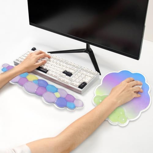 Gel Cloud Wrist Rest and Mouse Pad Support Set - Image 3
