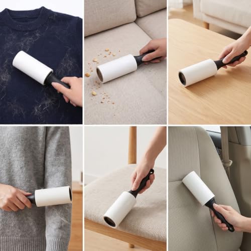 Lint Roller for Pet Hair, 960 Sheets, 4 Handles & 16 Refills - Image 5