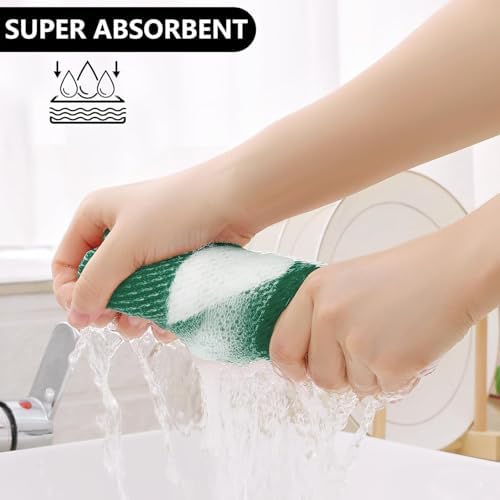 Homaxy 100% Cotton Waffle Weave 4 Pack Kitchen Towels - Image 3