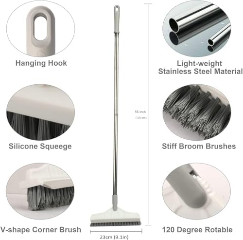 2 in 1 Floor Brush Scrubber - Image 4