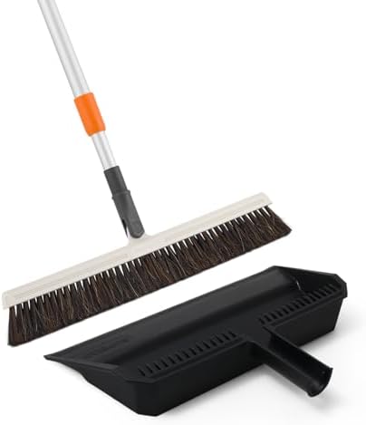 Superio 18" Horse Hair Upright Broom - Image 2