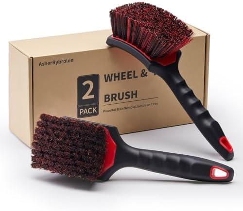 2-Pack Car Wheel & Tire Brush Set by Unknown