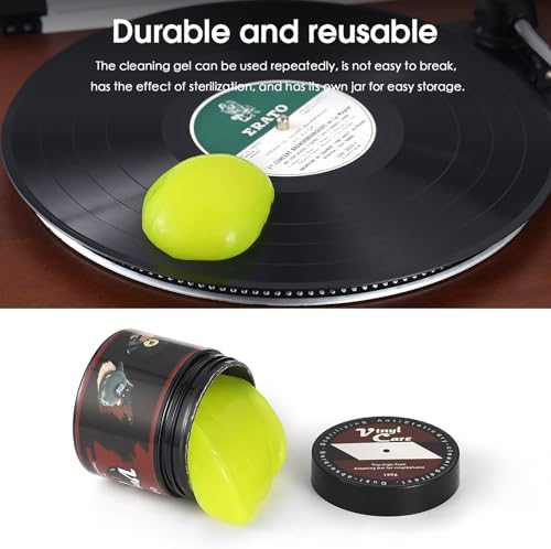 Nobsound Vinyl Record Cleaning Gel: Reusable Universal Cleaner Gel - Image 5