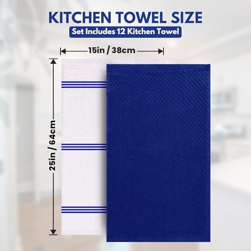Infinitee Xclusives Kitchen Towels-12 Pack - Image 5