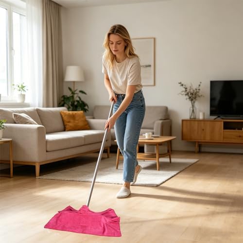 6 Pcs Extra Large Microfiber Cleaning Cloth Reusable Microfiber Towels Thick - Image 5