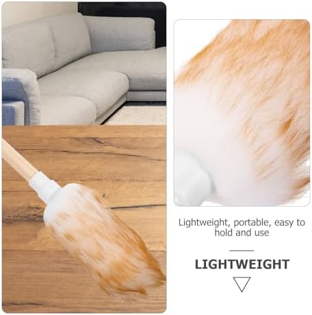 Wool Duster Small Handheld Car and Home Dust Cleaning Tool - Image 3